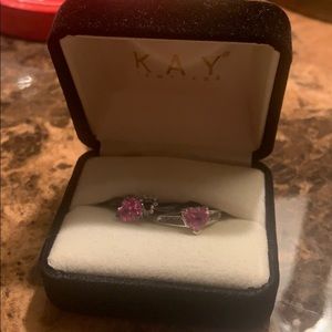 Kay Jewelers Pink Sapphire Ring